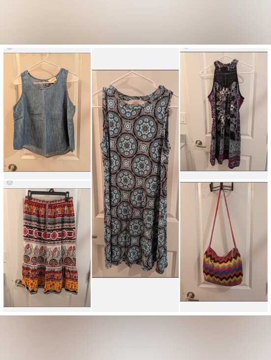 The Sak Dresses & Skirts - 5 PIECE Boho Bundle (Sak, LOFT, Christian Siriano, Universal Thread)-Size Small